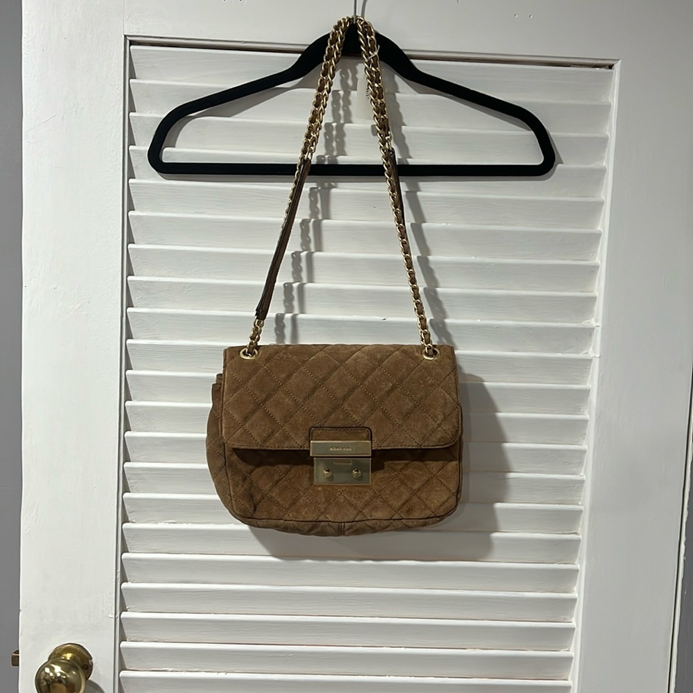 Micheal Kors suede bag
